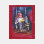 Norman verkiest in zijn slaap te tekenen fleece deken (Voorkant)