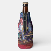 Norman verkiest in zijn slaap te tekenen flesjeskoeler (Fles Achterkant)