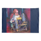 Norman verkiest in zijn slaap te tekenen kussensloop (Achterkant)