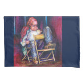 Norman verkiest in zijn slaap te tekenen kussensloop (Voorkant)