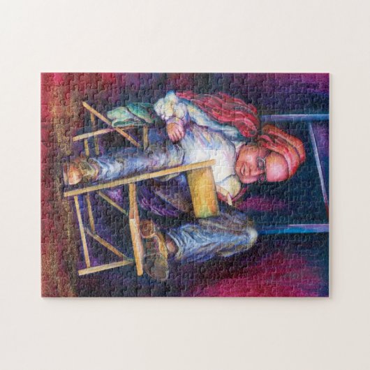 Norman verkiest in zijn slaap te tekenen legpuzzel (Horizontaal)