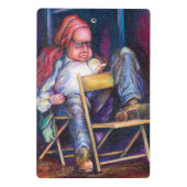 Norman verkiest in zijn slaap te tekenen mini klembord (Achterkant)