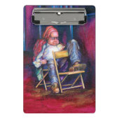 Norman verkiest in zijn slaap te tekenen mini klembord (Voorkant)