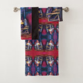 Norman verwijst naar Draw in Zijn Slaap Bad Handdoek (Insitu)