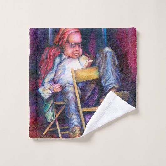 Norman verwijst naar Draw in Zijn Slaap Bad Handdoek (Wasdoekje)