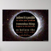 Norman Vincent Peale Positive Quote Poster (Voorkant)