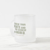 Norman Vincent Peale Quote Matglas Koffiemok (Voorkant links)