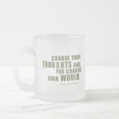 Norman Vincent Peale Quote Matglas Koffiemok (Links)