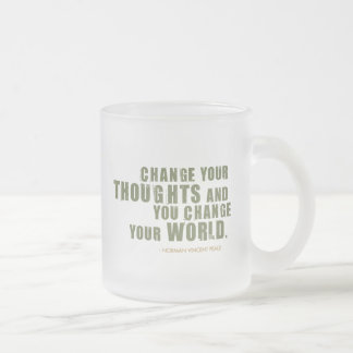 Norman Vincent Peale Quote Matglas Koffiemok