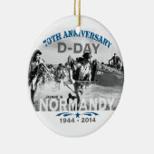 Normandië 70e D-Day-Jubileum Keramisch Ornament (Rechts)