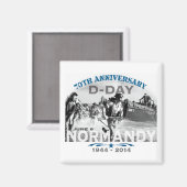 Normandië 70e D-Day Jubileum Magneet (Voorkant / Achterkant)