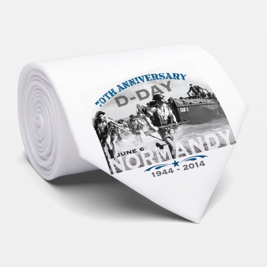 Normandië 70e D-Day-Jubileum Stropdas (Opgerold)