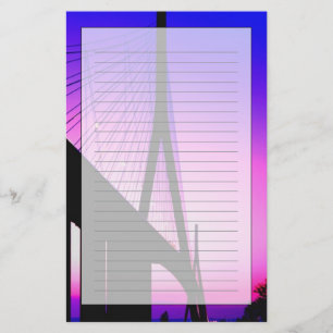 Normandië-brug, Le Havre, Frankrijk Briefpapier