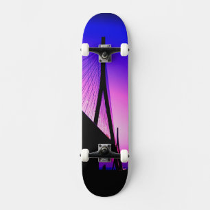 Normandië-brug, Le Havre, Frankrijk Persoonlijk Skateboard