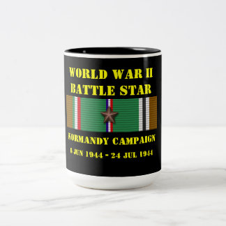 Normandië Campagne Tweekleurige Koffiemok