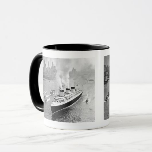 Normandie en Tugs Mok (Voorkant links)