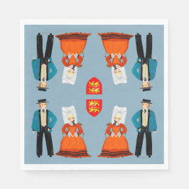 Normandie, Frankrijk Servet