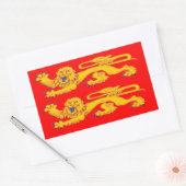 Normandië (Frankrijk) Vlag Rechthoekige Sticker (Envelop)
