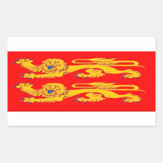 Normandië (Frankrijk) Vlag Rechthoekige Sticker