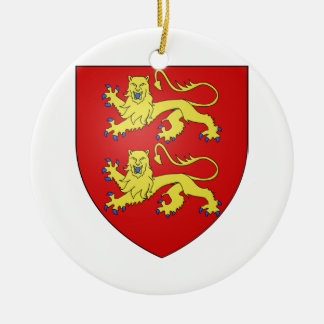 Normandië (Frankrijk) Wapenmunt Keramisch Ornament