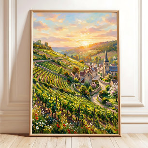 Normandië Impressionistische Muur Kunst Canvasprin Poster