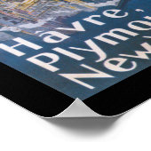 Normandie in New York Harbour Poster (Hoek)