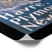 Normandie in New York Harbour Poster (Hoek)