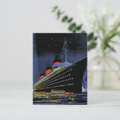 Normandie in Night Briefkaart (Staand voorkant)