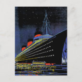 Normandie in Night Briefkaart (Voorkant)