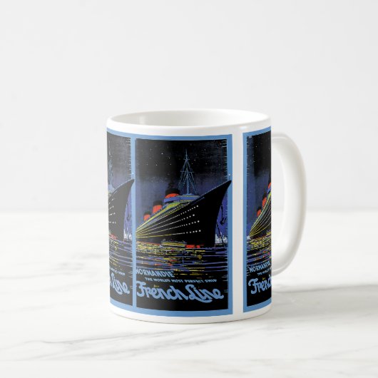 Normandie in Night Koffiemok (Voorkant rechts)