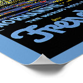 Normandie in Night Poster (Hoek)