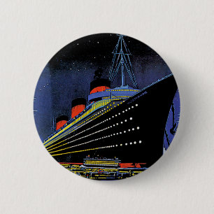 Normandie in Night Ronde Button 5,7 Cm