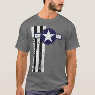 Normandië Invasion Stripes Air Corps Roundel T-shirt