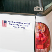 Normandië op D-Day Bumpersticker (Op Truck)