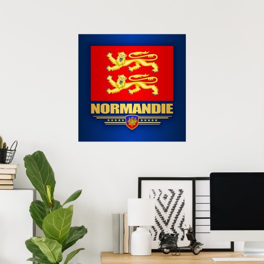 Normandie Poster (Thuiskantoor)