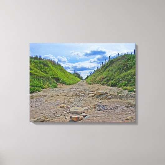 Normandië Road Canvas Afdruk (Voorkant)