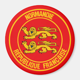 Normandie Round Emblem Magneet