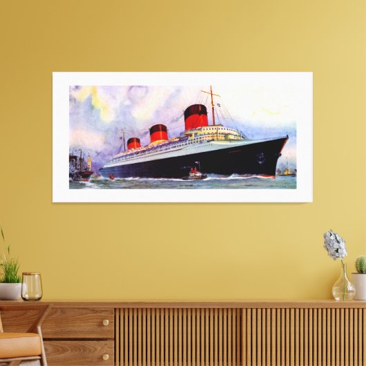 Normandie van de Franse lijn - XL Canvas Afdruk (Insitu (Woonkamer))