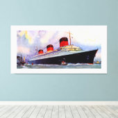 Normandie van de Franse lijn - XL Canvas Afdruk (Insitu (Houten vloer))