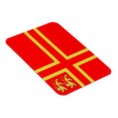 Normandië Vlag Magneet - Falaise Cross (Rechterzijde)