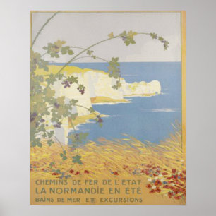 Normandy Beach France Poster