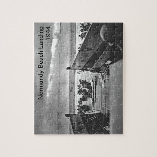 Normandy Beach Landing Legpuzzel (Verticaal)