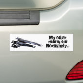 normandy bumper sticker (Op auto)