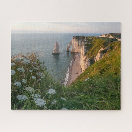 Normandy Cliffs uitdagend puzzel Legpuzzel (Horizontaal)
