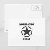 Normandy D-Day Briefkaart (Voorkant / Achterkant)