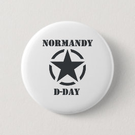 Normandy D-Day Ronde Button 5,7 Cm