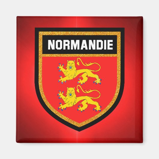 Normandy Flag Magneet (Voorkant)