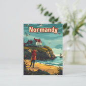 Normandy France Briefkaart (Staand voorkant)
