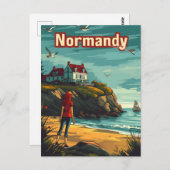 Normandy France Briefkaart (Voorkant / Achterkant)