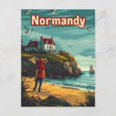 Normandy France Briefkaart (Voorkant)